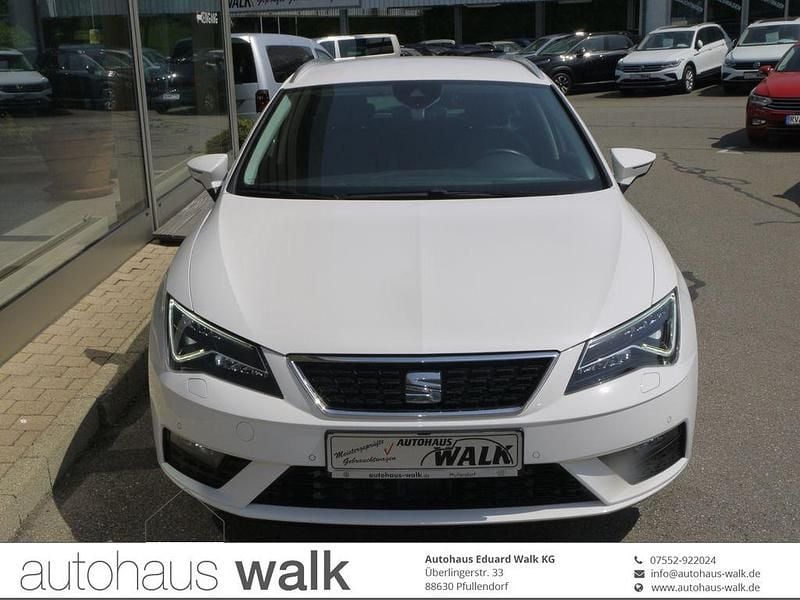 Weiß Gebraucht 2020 Seat Leon ST Beats Kombi | 16.980 € (Fairer Preis) - Bild 1/4