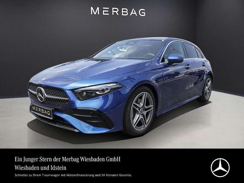 Spektralblau Gebraucht 2024 Mercedes A200 Advanced Plus Limousine | 34.360 € (Etwas zu teuer) - Bild 1/4