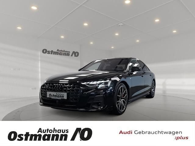 Mythosschwarz metallic Gebraucht 2022 Audi A8 Ambiente Limousine | 73.550 € (Teuer) - Bild 1/4