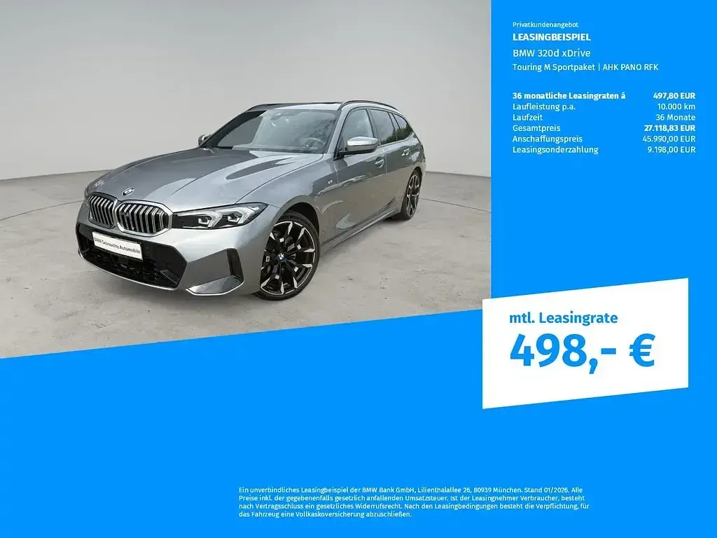 Gebraucht BMW 320 M Sport 190 PS (139 kW) 2026 Silber Kombi