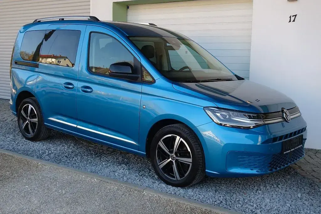 Gebraucht VW Caddy Style 122 PS (89 kW) 2022 Blau Van / Kleinbus