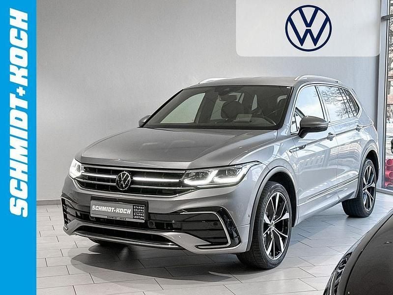 Silber Gebraucht 2021 VW Tiguan Allspace R-line SUV | 32.850 € (Fairer Preis) - Bild 1/4