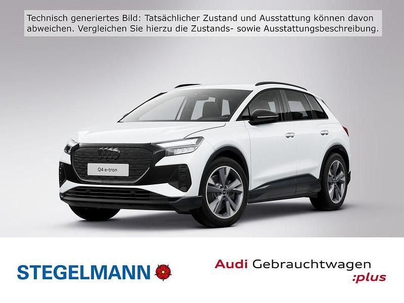 Gletscherweiß metallic Gebraucht 2025 Audi Q4 e-tron Advanced SUV | 42.640 € (Guter Preis) - Bild 1/4