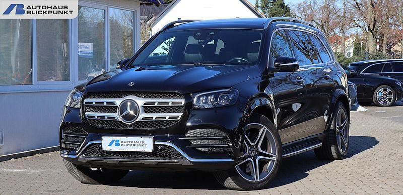 Obsidianschwarz (metallic) Gebraucht 2020 Mercedes GLS350 AMG SUV | 68.980 € (Fairer Preis) - Bild 1/4