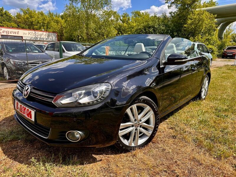 Schwarz Gebraucht 2013 VW Golf Cabriolet Cabrio | 11.499 € (Fairer Preis) - Bild 1/4