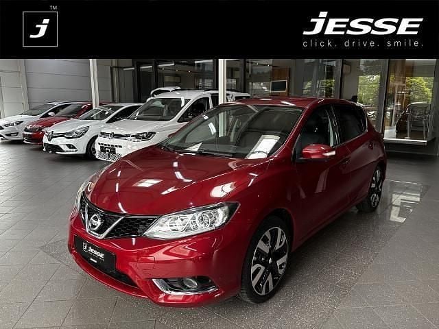 Force red metallic Gebraucht 2016 Nissan Pulsar Tekna Limousine | 10.990 € (Guter Preis) - Bild 1/4