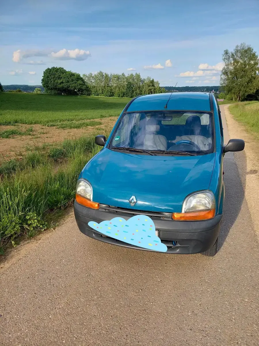 Gebraucht Renault Kangoo Expression 75 PS (55 kW) 2001 Blau Van / Kleinbus
