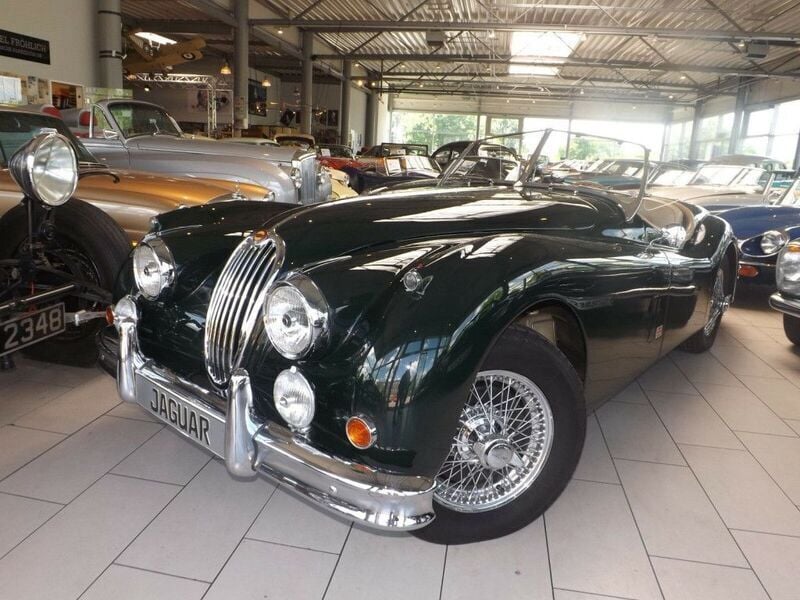 Gebraucht Jaguar XK 190 PS (139 kW) 1956 British racing green Cabrio