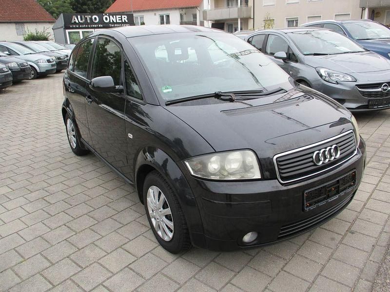 Ebonyschwarz perleffekt Gebraucht 2004 Audi A2 Sport Kleinwagen | 5.990 € (Fairer Preis) - Bild 1/4