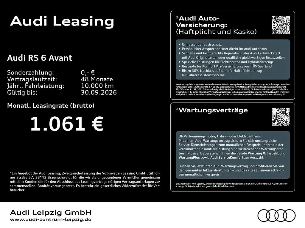 Gebraucht Audi RS6 Sport 630 PS (463 kW) 2025 Rot Kombi