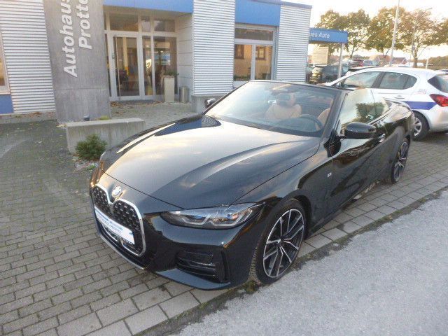 Black sapphire metallic Gebraucht 2021 BMW 420 M Sport Cabrio | 41.999 € (Etwas zu teuer) - Bild 1/4