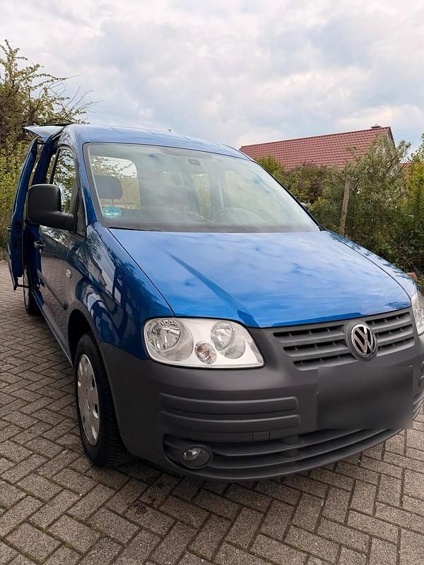 Second-hand VW Caddy 109 CP (80 kW) 2008 Albastru Monovolum
