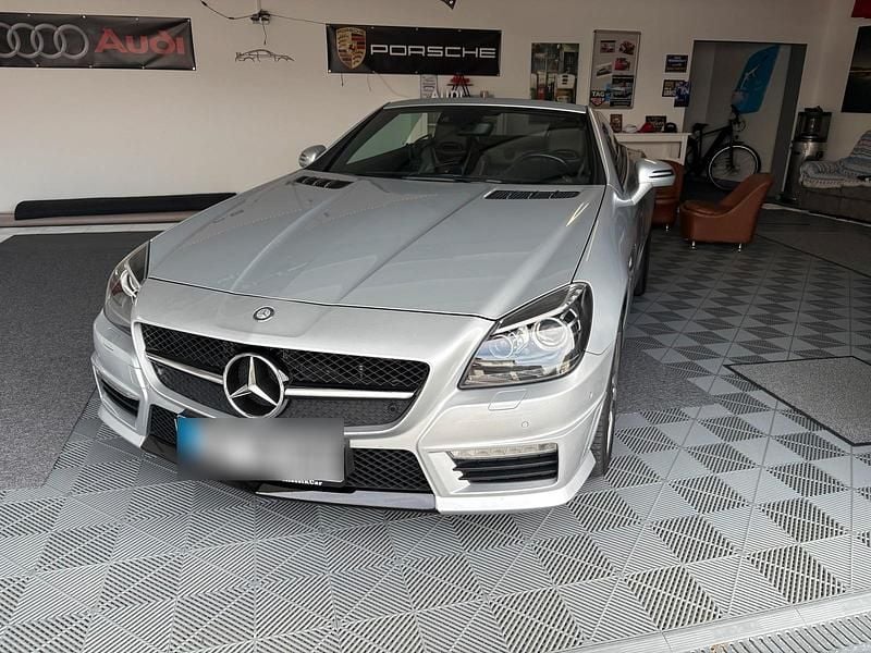 Silber Gebraucht 2012 Mercedes SLK55 AMG AMG Cabrio | 36.000 € (Superpreis) - Bild 1/4