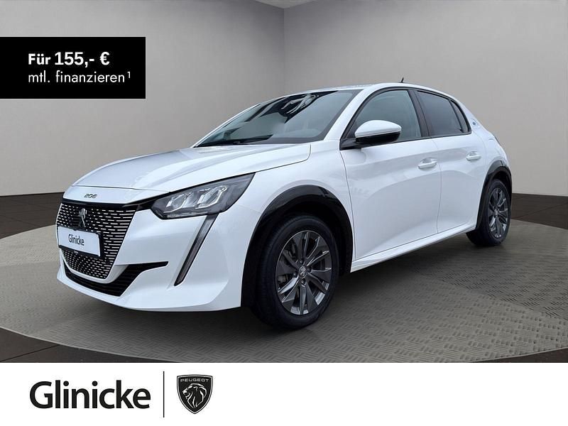 Weiß Gebraucht 2021 Peugeot e-208 Active Kleinwagen | 14.280 € (Superpreis) - Bild 1/3