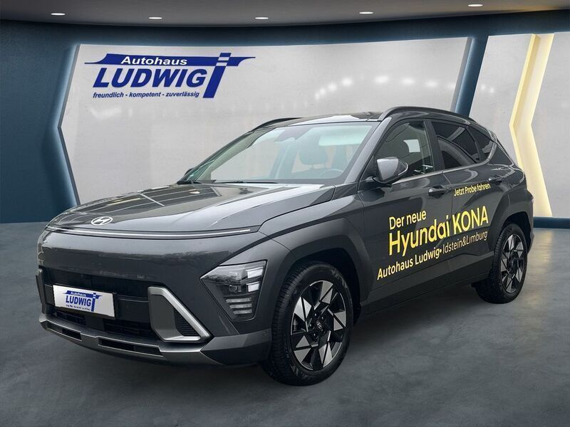 Grau Gebraucht 2023 Hyundai Kona Prime SUV | 31.900 € (Etwas zu teuer) - Bild 1/4