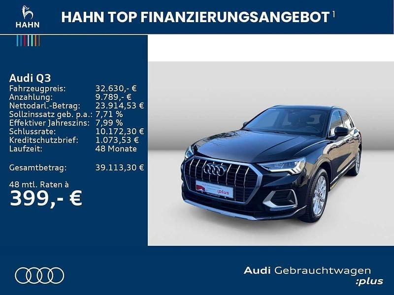 Gebraucht Audi Q3 Advanced Plus 150 PS (110 kW) 2024 Schwarz SUV