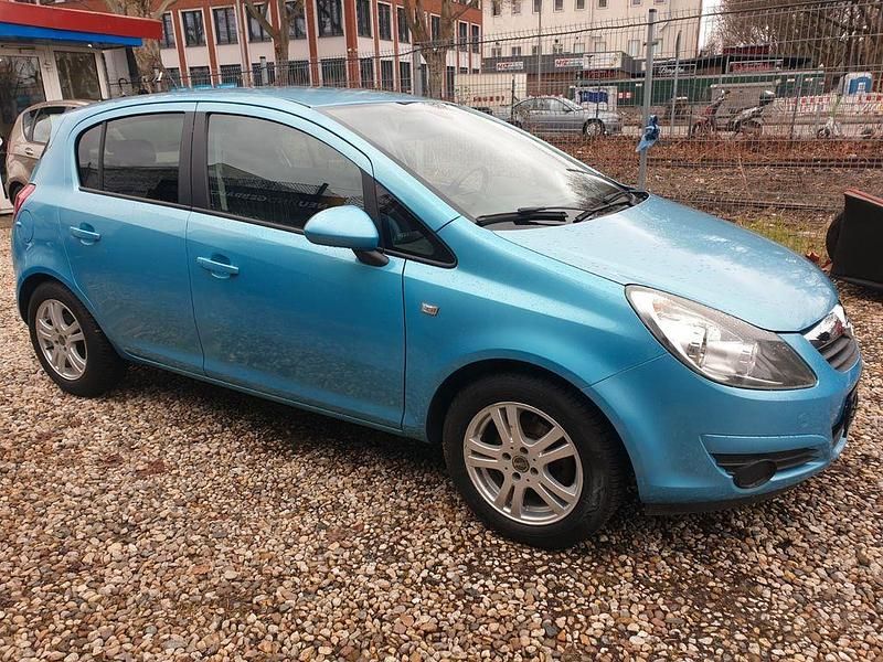 Gebraucht Opel Corsa Edition 87 PS (63 kW) 2010 Blau Kleinwagen