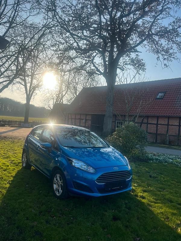 Gebraucht Ford Fiesta 80 PS (58 kW) 2014 Blau Kleinwagen