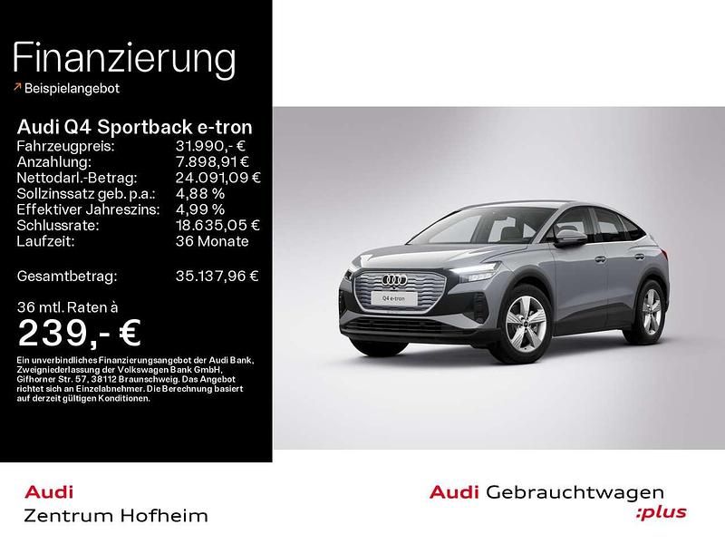 Kieselgrau Gebraucht 2022 Audi Q4 e-tron SUV | 31.990 € (Fairer Preis) - Bild 1/1