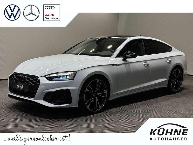 Gletscherweiß metallic Gebraucht 2022 Audi A5 Competition Coupé | 46.770 € (Teuer) - Bild 1/4