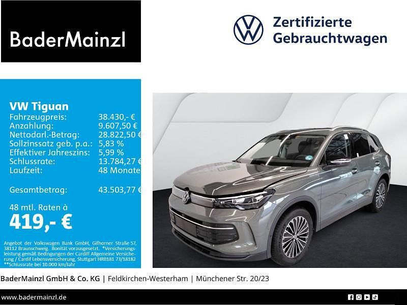 Grün Gebraucht 2025 VW Tiguan Goal SUV | 38.430 € (Superpreis) - Bild 1/3