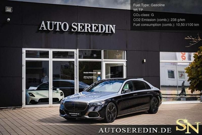 Obsidian black / mojave silver Neu 2025 Mercedes S580 Night Limousine | 273.700 € - Bild 1/3