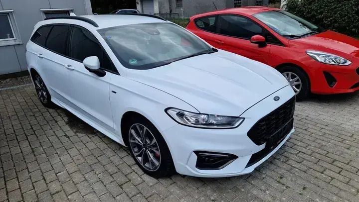 Frostweiß Gebraucht 2021 Ford Mondeo ST-Line Kombi | 24.950 € (Teuer) - Bild 1/4