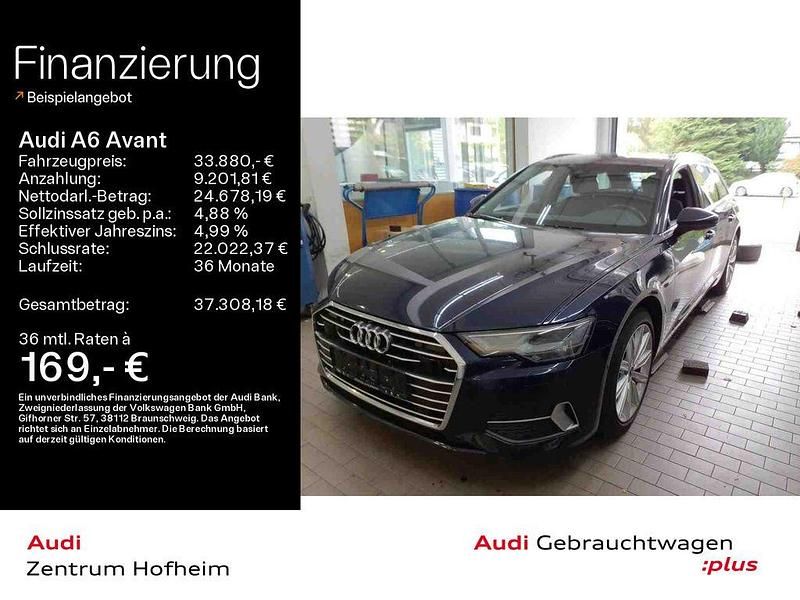 Firmamentblau metallic Gebraucht 2022 Audi A6 Sport Kombi | 33.880 € (Superpreis) - Bild 1/4
