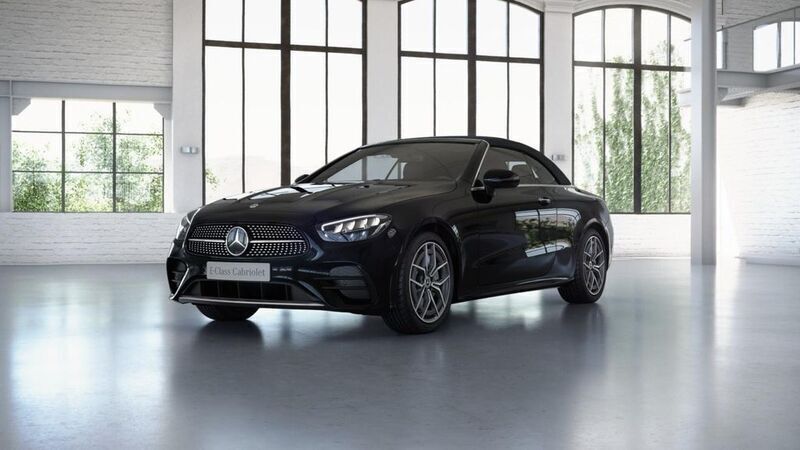 Schwarz Gebraucht 2021 Mercedes E200 AMG Cabrio | 45.980 € (Etwas zu teuer) - Bild 1/4