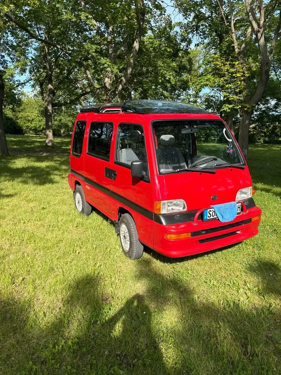 Gebraucht Subaru Libero 54 PS (39 kW) 1994 Rot Van / Kleinbus
