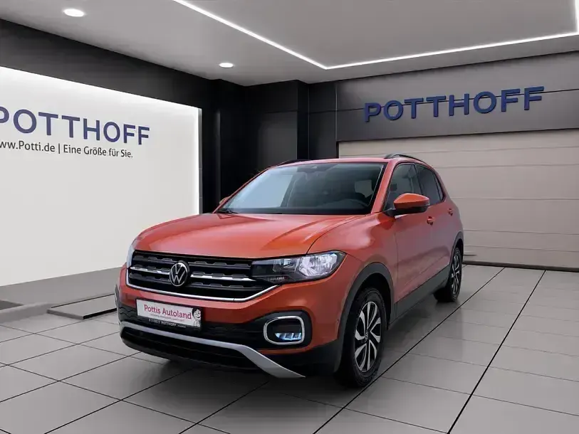 Gebraucht VW T-Cross Active 95 PS (69 kW) 2021 Orange SUV