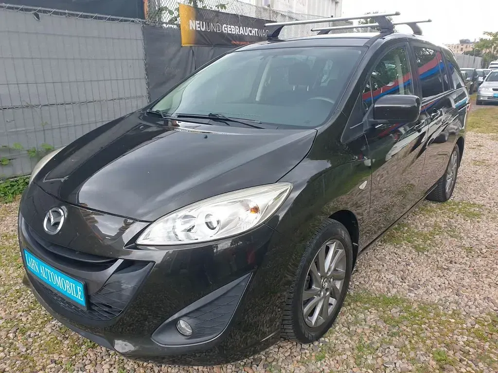 Gebraucht Mazda 5 Edition 116 PS (85 kW) 2012 Schwarz Van / Kleinbus