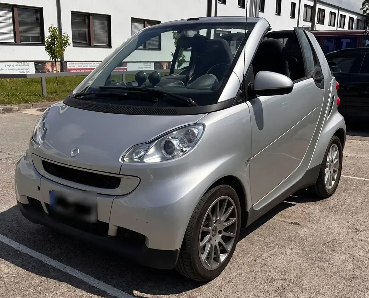 Gebraucht Smart ForTwo Cabrio Passion 71 PS (52 kW) 2008 Silber Cabrio