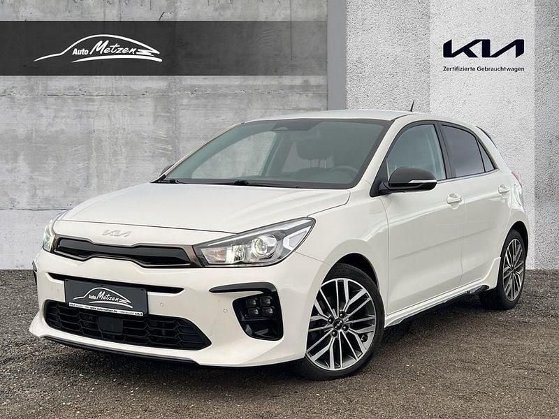 Gebraucht Kia Rio GT-Line 120 PS (88 kW) 2023 Ud) schneeweiss (weiss Limousine