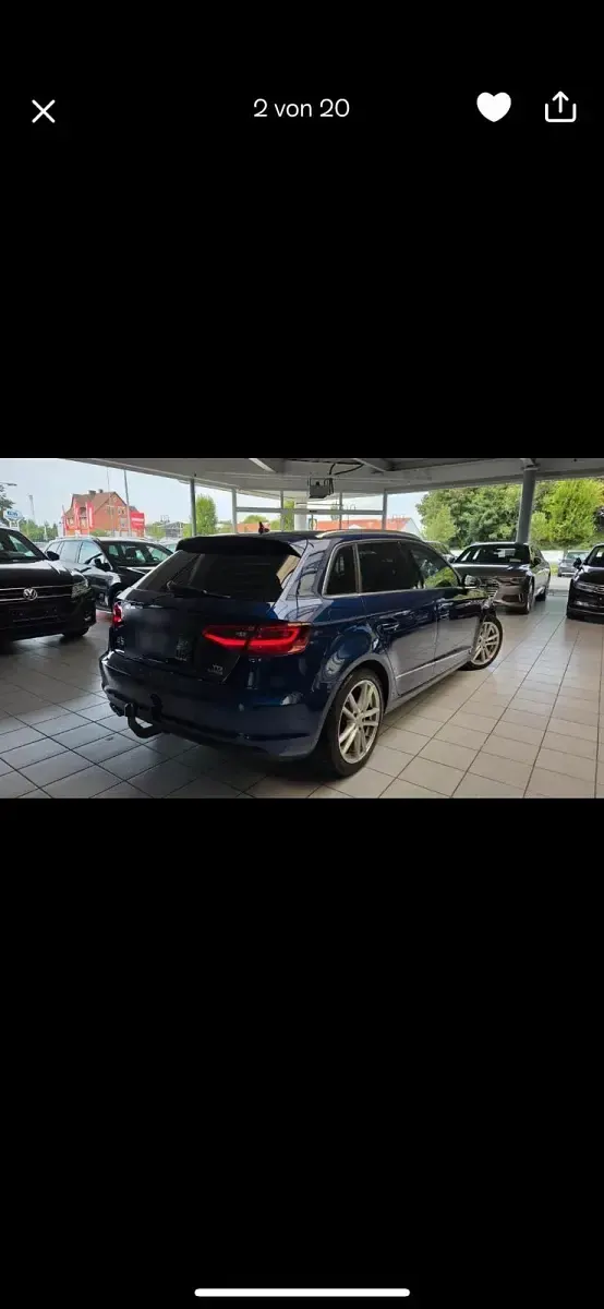 Gebraucht Audi A3 Sport 184 PS (135 kW) 2016 Blau Limousine