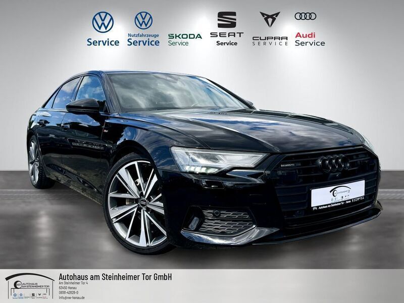 Schwarz Gebraucht 2023 Audi A6 S-Line Limousine | 38.890 € (Teuer) - Bild 1/4