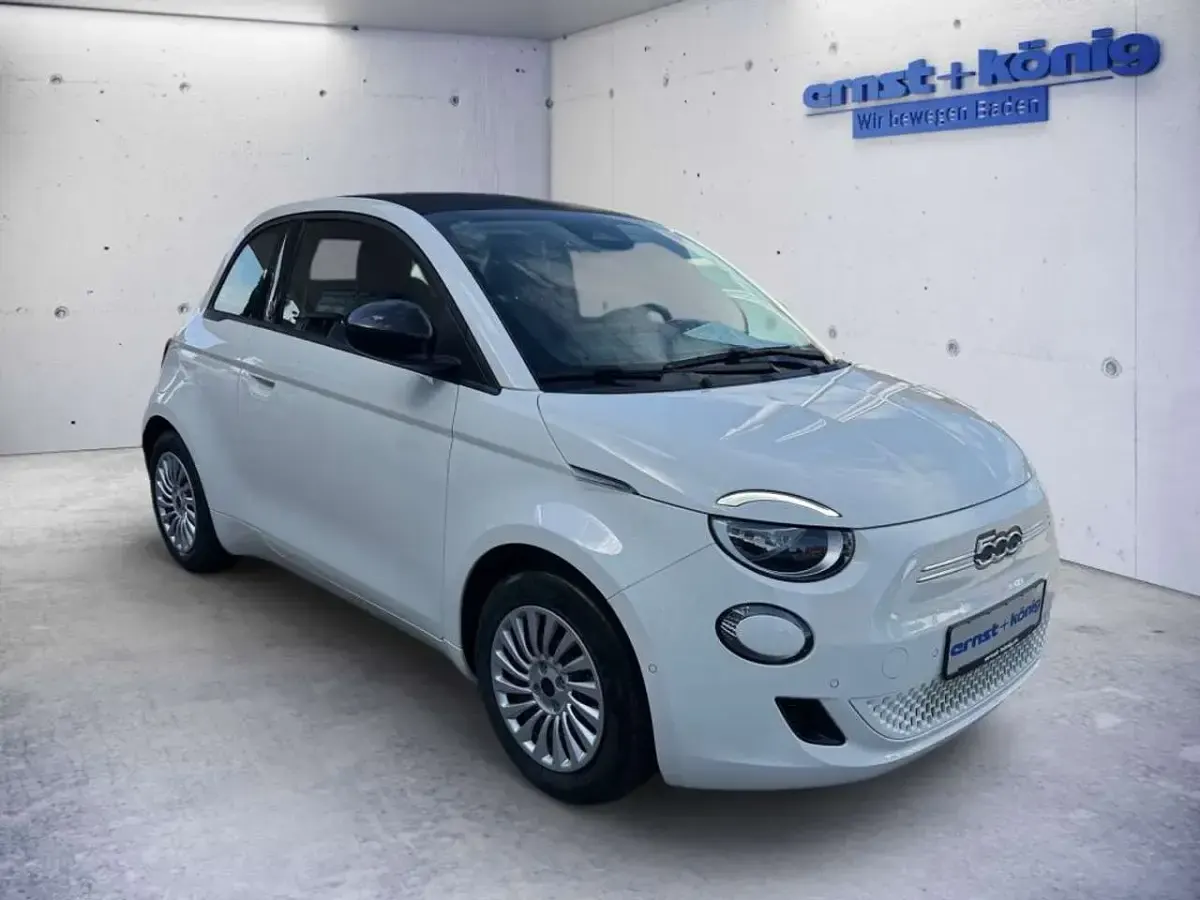 Neu Fiat 500e Red 86 kW (118 PS) 2025 Ice weiß Cabrio