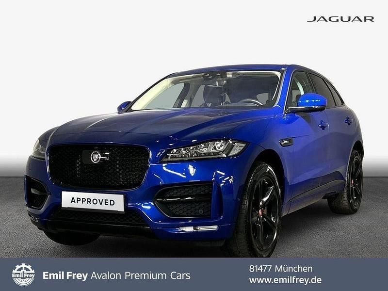Gebraucht Jaguar F-Pace R-Sport 300 PS (220 kW) 2019 Caesium blue metallic SUV