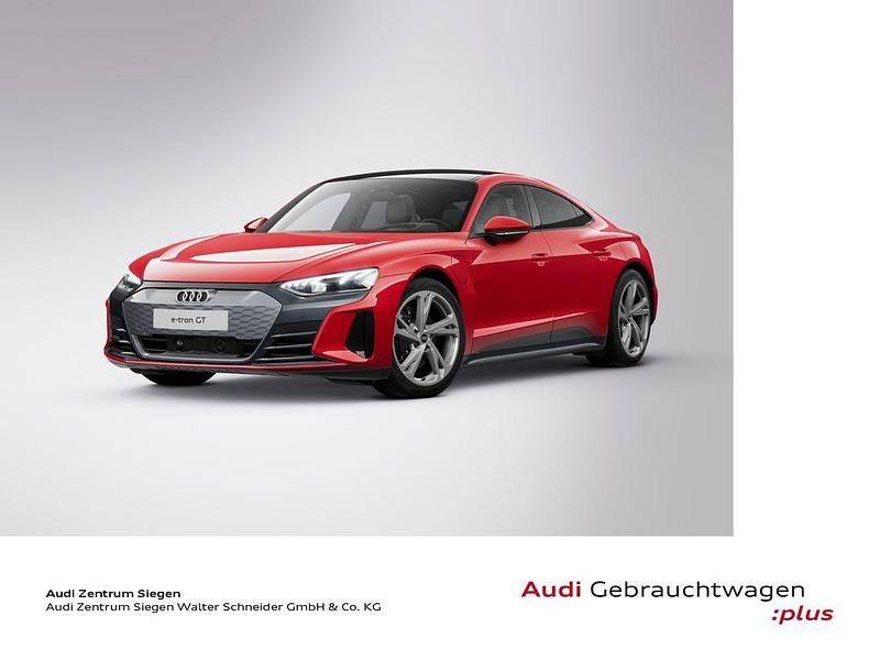 Tangorot metallic Gebraucht 2022 Audi e-tron GT quattro Ambiente Limousine | 53.910 € (Guter Preis) - Bild 1/4
