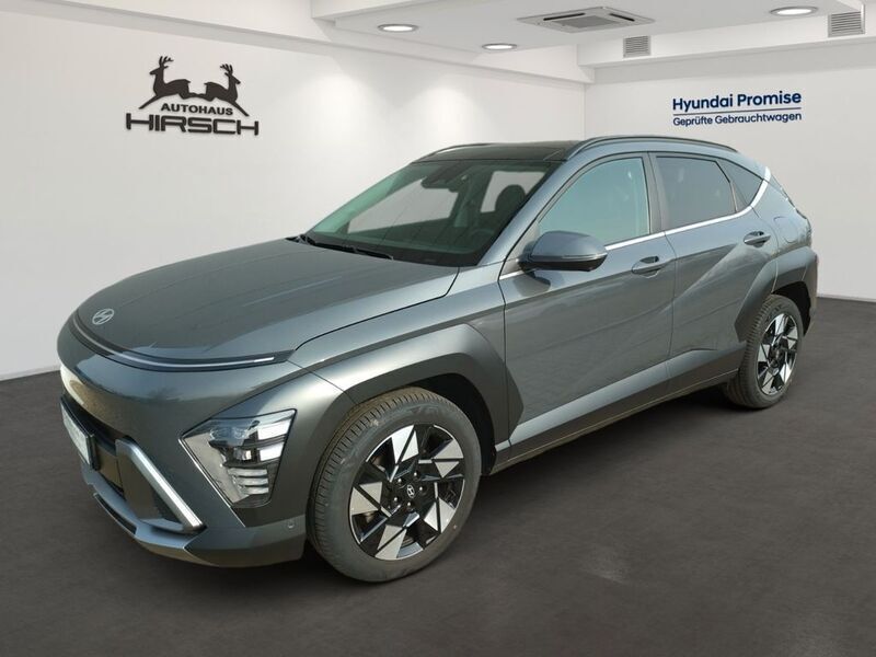 Grau Gebraucht 2023 Hyundai Kona Prime SUV | 27.990 € (Guter Preis) - Bild 1/4