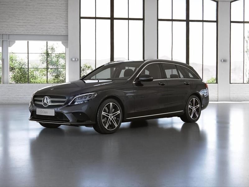 Graphitgrau metallic Gebraucht 2021 Mercedes C300e Avantgarde Kombi | 26.288 € (Guter Preis) - Bild 1/4