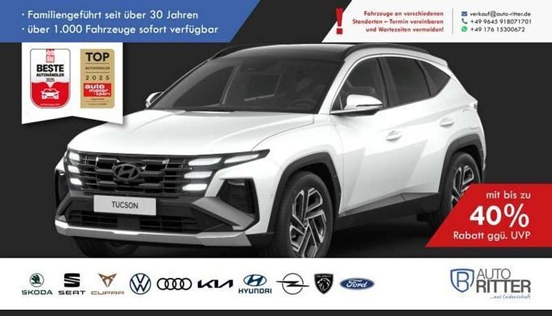 Serenity white pearl/weiß Neu 2025 Hyundai Tucson Prime SUV | 28.490 € (Superpreis) - Bild 1/3