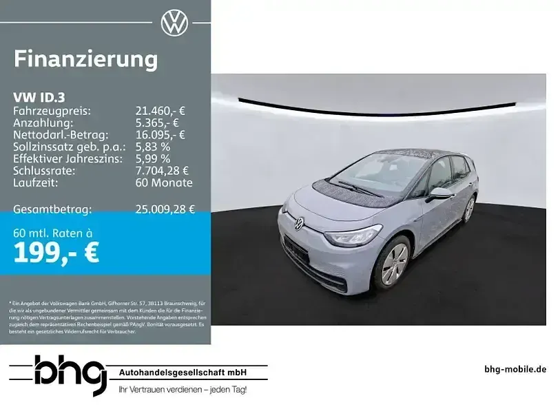 Gebraucht VW ID.3 Pro 107 kW (146 PS) 2022 Kleinwagen