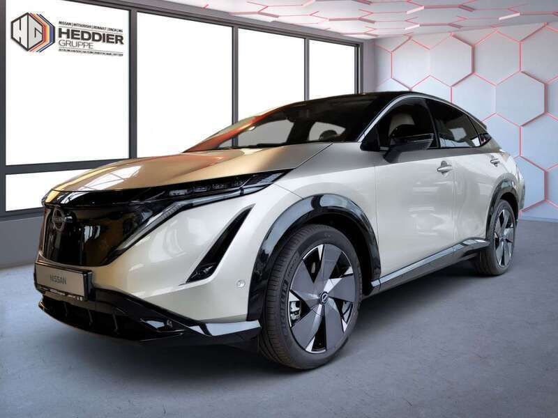 Warm silver (m) / black (m) Neu 2024 Nissan Ariya Evolve SUV | 52.990 € (Teuer) - Bild 1/4