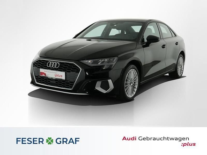 Brilliantschwarz Gebraucht 2023 Audi A3 Advanced Plus Limousine | 18.980 € (Superpreis) - Bild 1/4