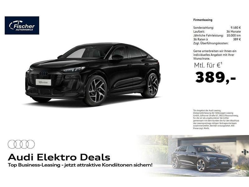 Mythosschwarz metallic Neu 2025 Audi SQ6 Sportback e-tron Sport SUV | 89.880 € (Superpreis) - Bild 1/4
