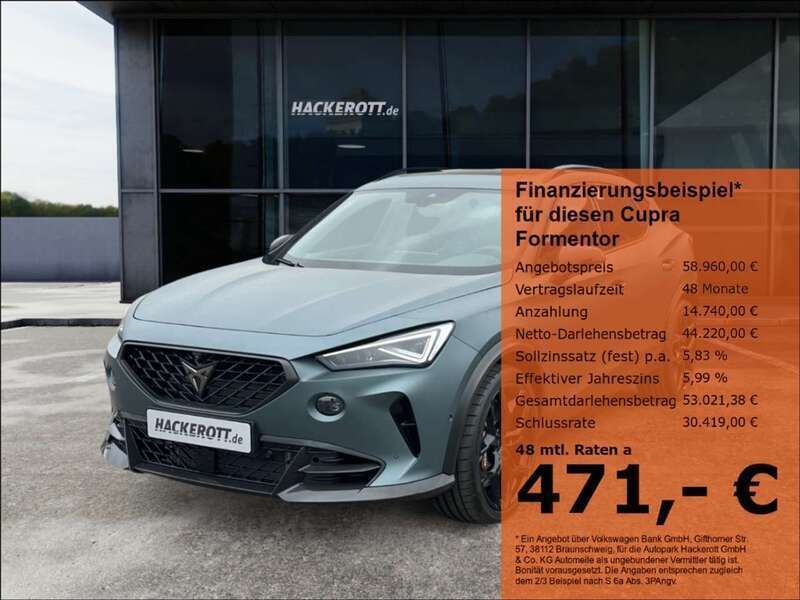 Grau Neu 2024 Cupra Formentor VZ SUV | 53.960 € (Fairer Preis) - Bild 1/4