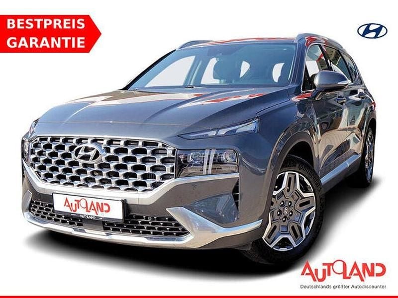 Grau Gebraucht 2021 Hyundai Santa Fe Trend SUV | 34.950 € (Fairer Preis) - Bild 1/4