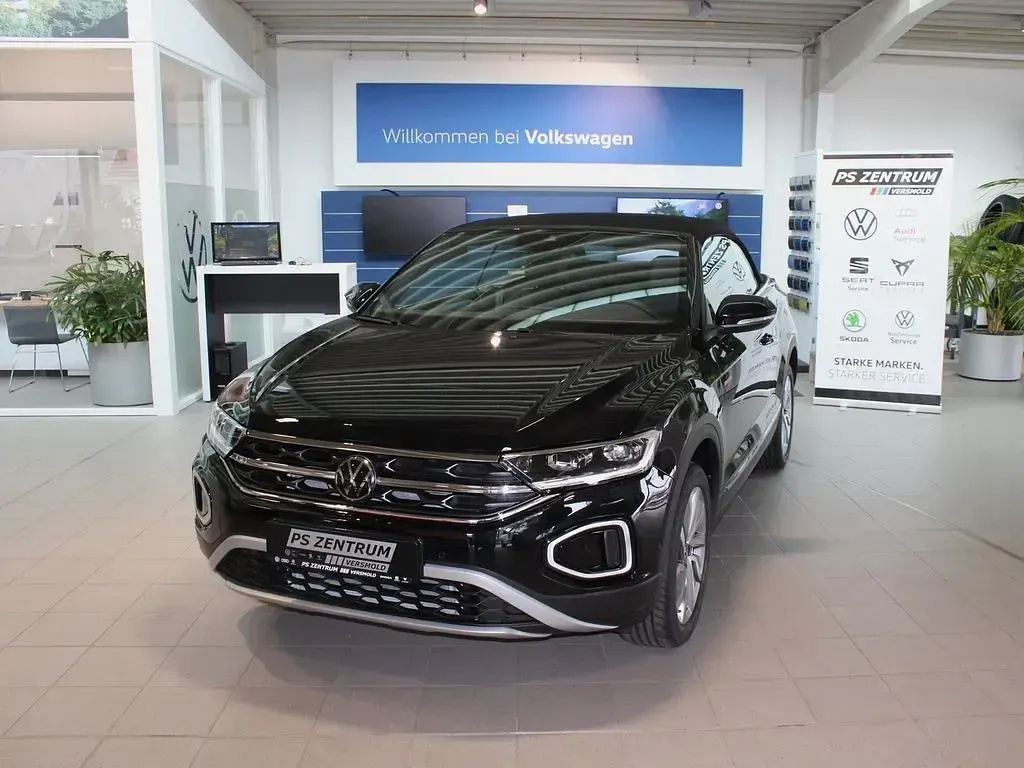 Neu VW T-Roc Cabriolet 150 PS (110 kW) 2025 Schwarz Cabrio