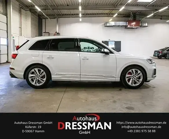 Gebraucht Audi SQ7 Sport 435 PS (319 kW) 2019 Gletscherweiß metallic SUV